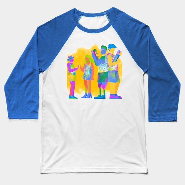 FESTIVAL OF COLORS HOLI Baseball T-Shirt by ShubShank